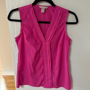 Banana republic xs Pink tank blouse